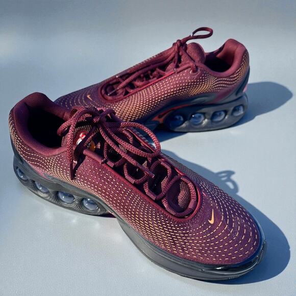 Nike Air Max DN Men’s Running Shoes Dark Red Black Size 12 DV3337-600 NEW - Picture 9 of 14
